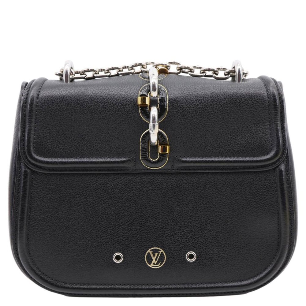 Louis Vuitton Chain It Leather Crossbody Bag Black - Picture 4 of 13